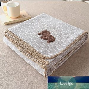 Lux Deisgner Nanjiren Cotton Cotton Gauze Towel Quilt Cotton Blanket Quilt Summer Thin Baby Childrenカバーブランケットコットン糸夏の毛布