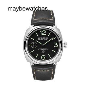 Panerai Luminors vs Factory Top Quality Automatic Watch s.900 Automatisk Watch Top Clone Radiomir Radimir 754 Läderband Märkesdesigners handled handled