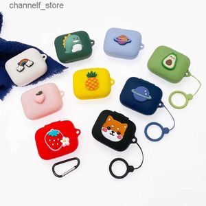 Earphone Accessories Cartoon Case For OnePlus Buds Pro 2 Cover Silicone Ring Anti-drop Protect Bluetooth Earphone Case For OnePlus Buds 3 /Pro2 CoverY240322