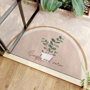 Mattor Dörormat för ingångsdörr Hall Vattentäta badrumsmattor Mattor Plant Tryckt Non Slip Welcome Mat Front Outdoor