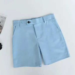 Men's Shorts Mens Summer Fashion Korean Thin Shorts Mens Business Casual Full Matching Shorts Mens Solid Color Pocket Shorts C08 J240322