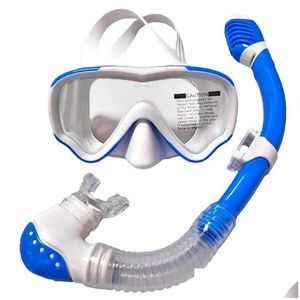 غطس أقنعة Joymaysun Kids Mask Childrens HD Scuba Snorkel Goggles مجموعة صغيرة أنبوب الوجه طفل إسقاط تسليم الرياضة في الهواء الطلق snorke ot8im