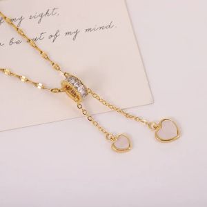 Catena femminile del pendente della collana di amore cuore a cuore di personalità della moda della Corea