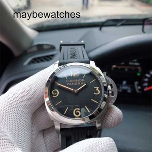 Panerai Luminors vs Factory Top Quality Automatic Watch s.900 Automatisk Watch Top Clon för Sapphire Mirror Importerad läderband med original nålmaskin a