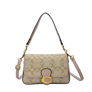 Coachshoulder Bag Luxury Designer Coache Couch Handväskor Womens Bag Soft Bag Casual Single Shoulder Crossbody Small Square Bag Student Bag 542 1040