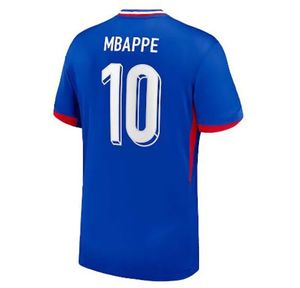 24 25 Euro Cup French Home Home Jersey Mbappe Soccer Maglie Dembele Coman Saliba Kante Maillot de Foot Equipe Maillots Griezmann Kit Kit Men Player Football Shirt123