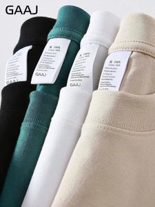 100 Cotton T Shirt For Men Womenshort Sleeve Summer Plain Topssolid Casual Man Tee ShirtShigh Quality Clothing7.4oz 210GSM 240313