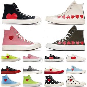 Designer Luxury Shoes Canvas 1970 -tal Sneaker Men Women Classic Big Eyes Thick Bottom Platform Black White Run Star Motion 09