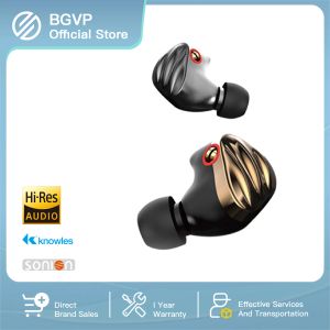 Kopfhörer BGVP NS9 7BA + 2DD Treibereinheit In-Ear-HiFi-Monitor-Kopfhörer mit Kabel, Sport-Gamer-Ohrhörer mit MMCX-Schnittstelle, einstellbarer Klang