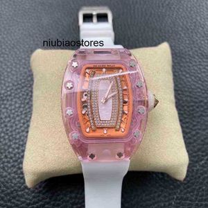 Luxury Richarmille Watch Date Watches For Mens Mechanical RM07-02 Swiss Automatic Movement Sapphire Mirror Rubber Strap Brand Designer Sport Wristwatch