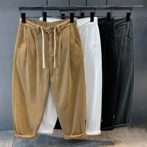 Men's Jeans Man Cowboy Pants Khaki Straight Trousers Japanese Street Style Kpop Y 2k Vintage Cotton Classic Loose Korean Y2k Xs