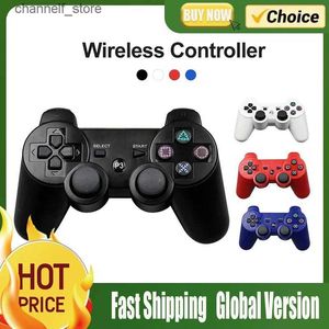 Game Controllers Joysticks Controller Joystick Gamepad Wireless Bluetooth Joypad For Playstation 3 Super Slim PC Game Console Control 6 AxisY240322
