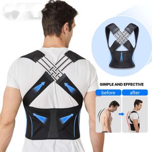 Dropshipping Stock Adjustable Back Belt Women Men Prevent Slouching Relieve Pain Posture Corrector
