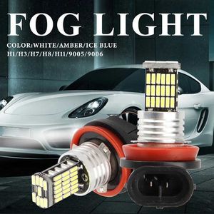 Inne lampki samochodowe Lymoyo 1 kawałek H11 LED H8 9005 HB3 9006 HB4 45SMD 4014 LED CARM Mgły Light Drive DRL Automatyczne dzienne działanie światła biała DC 12VL204