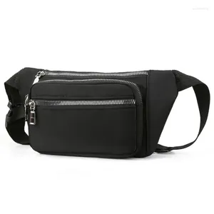 Sacos de cintura pequenos homens mulheres saco de viagem peito feminino zíper crossbody pacote senhoras moda esporte bolsa de ombro cor sólida