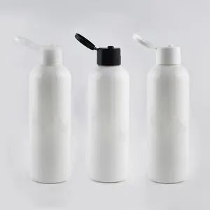 Butelki do przechowywania 50x100 ml 150 ml 200 ml 250 ml białe kosmetyczne plastik z zwierzakiem z klapką z górną czapką płynne mydło