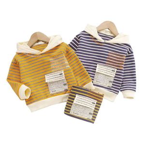Hoodies Sweatshirtler Kızlar Pamuklu Erkek Çocuklar Toddler Bebek Bebek Bebek Bahar Yaz Kız Giysileri 210412 Damla Teslimat Doğum Giysileri OT6QW