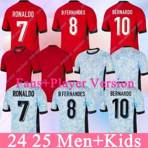 2023 2024 EURO CUP PULLUUESA Portugal Soccer Jerseys Ruben Ronaldo Portugieser 23 Camisa de futebol português Homens Kit Kids Desenam o time da Copa do Mundo Portugals Tops THAIL