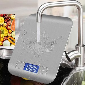 Bilancia domestica 10kg/5kg/1g Bilancia da cucina in acciaio inossidabile Bilancia domestica impermeabile per alimenti Bilancia elettronica di precisione Batteria/Ricaricabile 240322