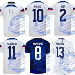 2023 2024 Pulisic Dest Soccer Jerseys McKennie 2023 Aaronson Musah Morgan Lloyd America Shird United States Usas 22 23 Lletget Men Kids Sets Kits Reyna 518