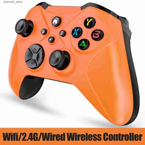 Controller di gioco Joystick Controller wireless Wi-Fi/cablato/2.4G per controller PC Xbox/Android/iOS/Windows Controllo videogiochi mobile Joystick a sei assiY240322