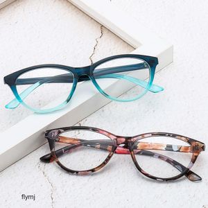 2 Stück Mode-Luxus-Designer 2023 Flachspiegel Koreanische Ausgabe Trendige weibliche Netizens Mode Instagram-Stil Studenten-Myopie-Brille mit ultraleichtem Gewicht