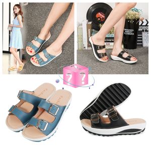 Lässige Damen-Sandalen für zu Hause, Outdoor-Kleidung, Freizeitschuhe, GAI, bunt, blau, orange, Aprikose, modischer Damen-Stil im neuen Stil