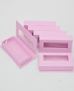 Pakiety rzęsowe całej rzęsy Pakiet rzęs Niestandardowe magnetyczne 25 mm ciemne różowe sztuczne koleje taca makijaż do przechowywania Post dostawcy 37135979634066