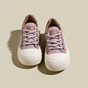 Scarpe scarpe per donne 2024 colori solidi donne vulcanizza scarpe sportive traspiranti da donna scarpe tacco piatto da donne sneaker