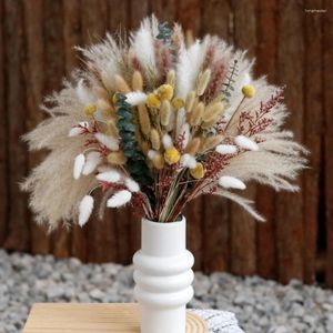 装飾的な花犬の尾草草reed乾燥花の家の装飾工芸品植物ブーケガーデンパーティーウェディングアレンジ他の小道具