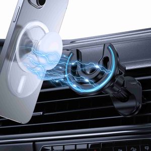 Mobiltelefonmonterare Magnetiska bilens mobiltelefonhållare 360 ​​graders roterande telefonstativ Holder Air Vent för Pop-Pot Socket 240322