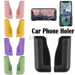 Suporte para montagens de telefone celular Suporte adesivo para telefone móvel no console central de condução de carro Largura ajustável Rack de navegação para carro Suporte para telefone celular 240322