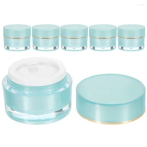 Storage Bottles 6 Pcs Bottle Wide Mouth Cream Jar Container Containers Jars With Lids Small