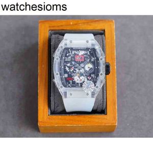 ZF Richamill Factory Swiss Watch RMS56-01 Business Fullt Leisure Automatic Mechanical Watch Tape Mens