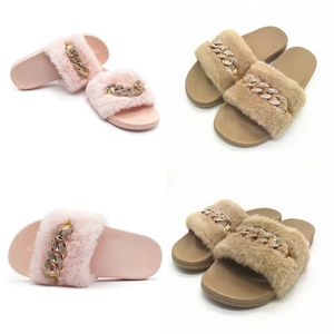 Novas modas em estoque outono e inverno Flash Diamond Slippers Fluffy