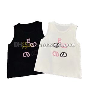 Top esportivo de lantejoulas feminino regata brilhante camiseta de malha gola redonda colete sem mangas