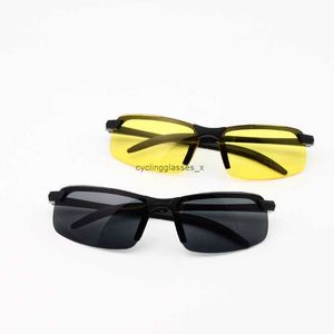 Nowe okulary przeciwsłoneczne Outdoor Driving Glasses Ribling Day and Night Windproof 3043
