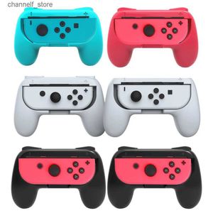 Game Controllers Joysticks Nintend Switch Oled NS Joy-Con Left+Right Case for Controller HandGrip Joycon Bracket Holder Game Handle Hand Grip Stand SupportY240322