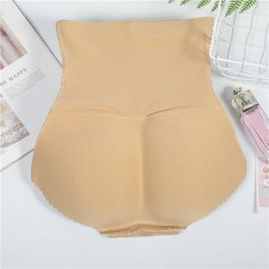 women Waist Tummy Shaper Sexy upturned buttocks false lace and rattan flower padding women's underwear thickened lifting underwear