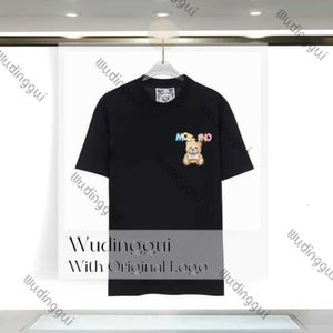 Designers Mens Womens T Shirts Tshirts Fashion Letter Printing Short Sleeve Lady Tees Luxurys Casual Clothes Tops T-shirt Moschi 161