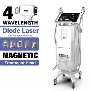 PerfectLaser 4 våglängd Diode Laser Hårborttagningsmaskin för ansikts kropp TEC Kylning Android System smärtfri depilering Lazer Hårborttagning Bikini Beauty Equipment