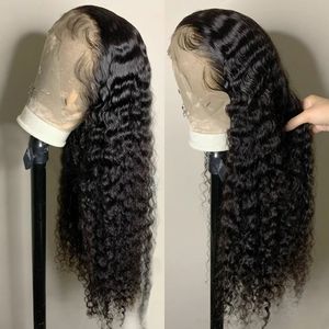 32 Inch Deep Wave Frontal Wig 13x4 Transparent Lace Wigs for Women Human Hair HD Lace Frontal Wig Jazz Star Human Hair Wigs