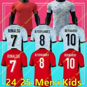 Al-Nassr FC Ronaldo Soccer Jersey 2023/24 Portuguese Bruno Fernandes Diogo J. Danilo Portuguesa Fans Player Version Portugieser Men Kids Kit Football Shirt