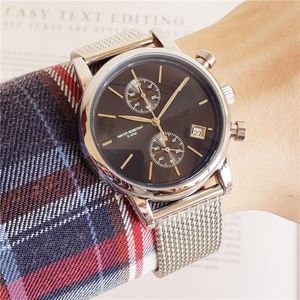 Allt funktionellt arbete Luxury Quartz Watch Boss Mechanical Automatic Stainless Steel Business Sport Popular WristwatchBig Bang Watche252G