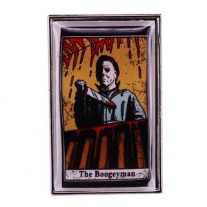 Halloween Michael Myers Monster Tarot Horrorfilm BROSCHE ABZEICHEN