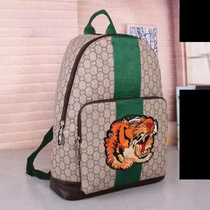 Designer Bag Fashion Ophidia Men's and Women's Backpack 32*14*40 Mobile Phone Laptop Handbag Deluxe Embroidery Tiger Backpack