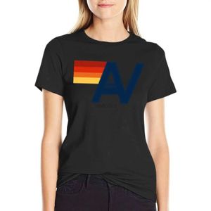 Camiseta feminina aviador nação camiseta verão feminino 240322