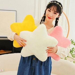 Pillow Adorable Star Fluffy For Sofa Bed Decoration Soft Pentagram Shape Stuffed Toy Gift Girlfriend Or Kids