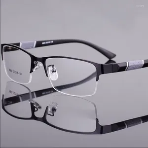 Óculos de sol moda tr meio quadro presbiopia óculos idosos anti-azul luz leitura óculos ópticos