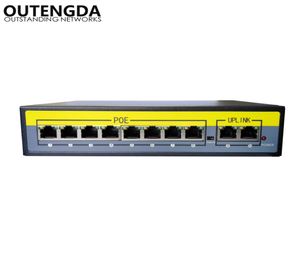 28 Ports 100Mbps PoE Switch Adapter Power over Ethernet IEEE 8023afat for Cameras AP VoIP Builtin Power 120W Switch Injector3989171